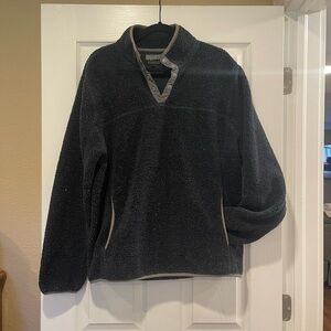 Men's Navy Blue Fleece Sweater